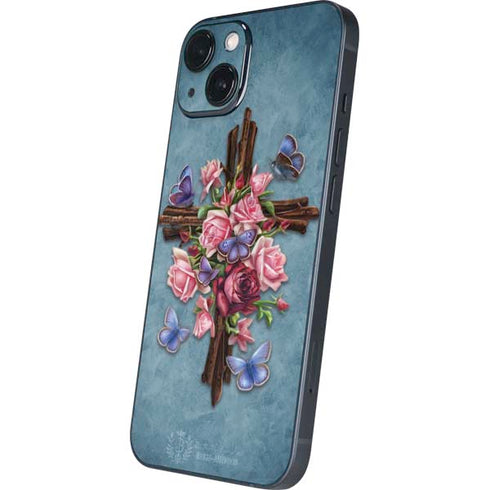 Flower Cross by Brigid Ashwood iPhone Skins